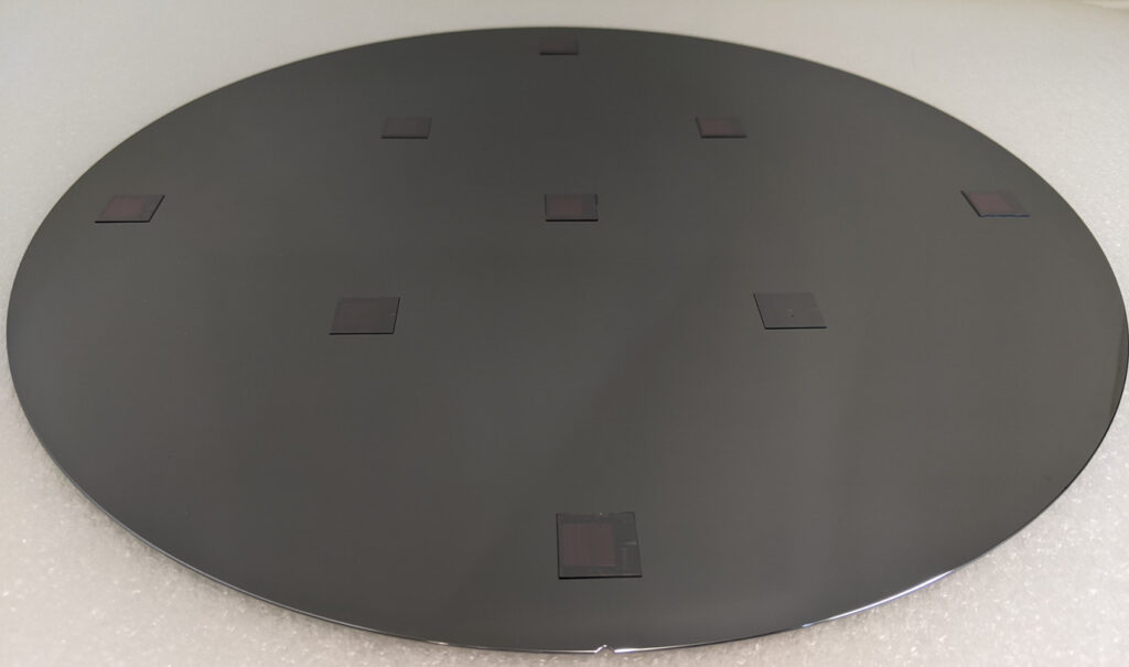 Pocket wafer with inserted Pillar Hall Chips